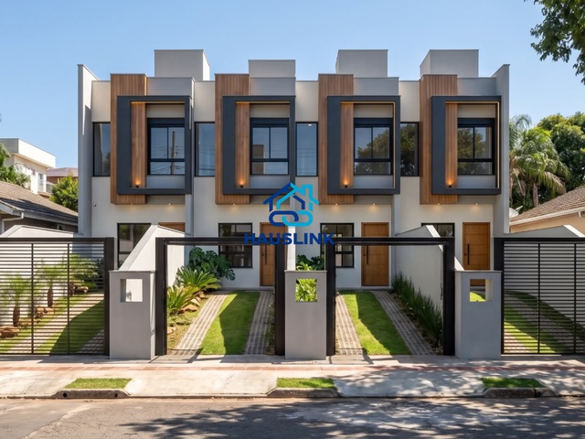 Geminado Novo com 2 Quartos, Churrasqueira e Jardim – Tifa Martins